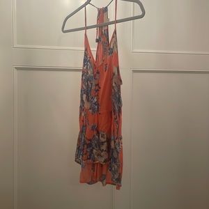 Adjustable spaghetti strap tank